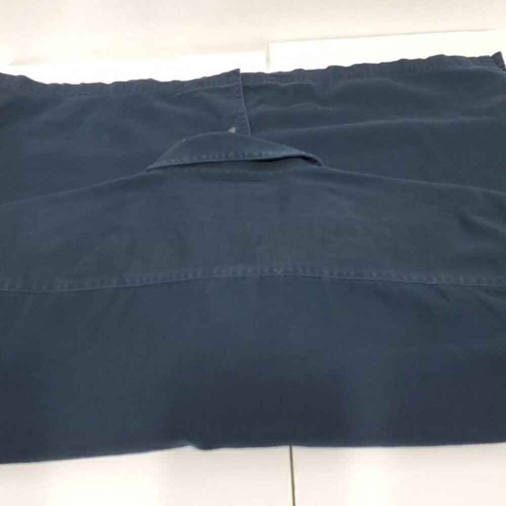 Harley‎ Davidson Navy Blue Heavy Duty Utility Button Up Medium - Picture 2 of 6